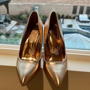 Rose gold heels